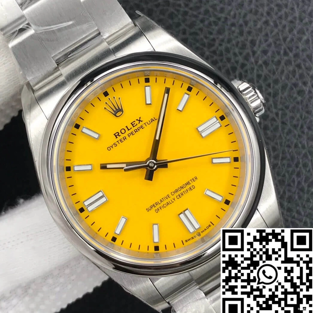 M126000-0004 Perpetual Dial Factory 36MM Oyster Yellow EW Rolex 0207